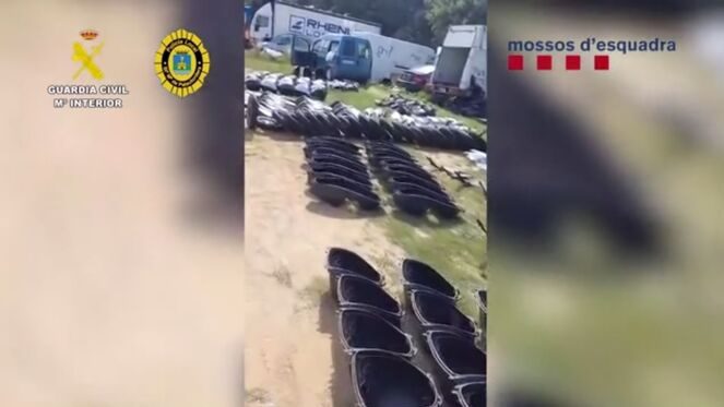 برشلونة.. حجز 87 دراجة نارية مسروقة كانت متوجهة نحو طنجة
