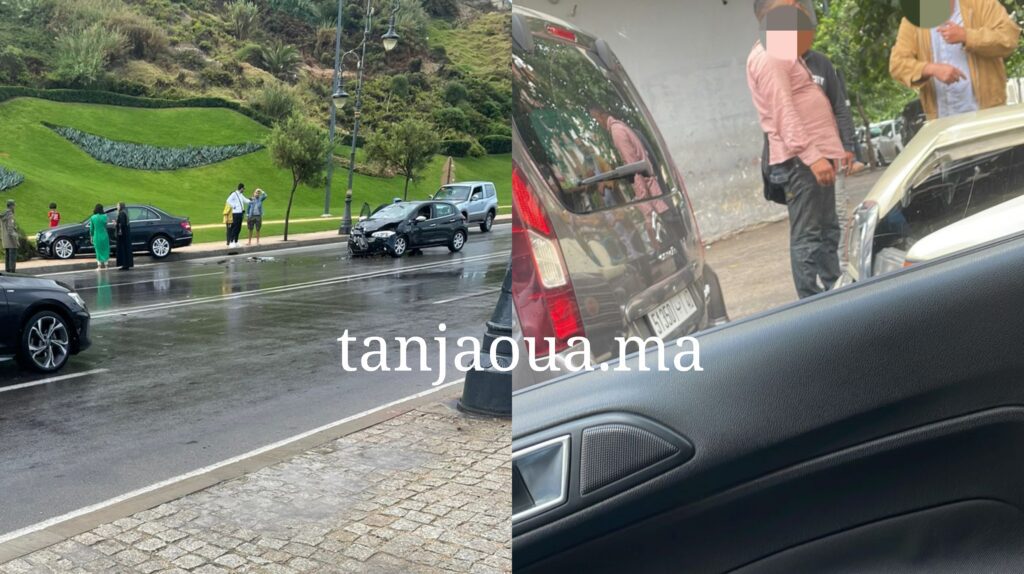 تساقطات مطرية تتسبب في انزلاق سيارات بطنجة