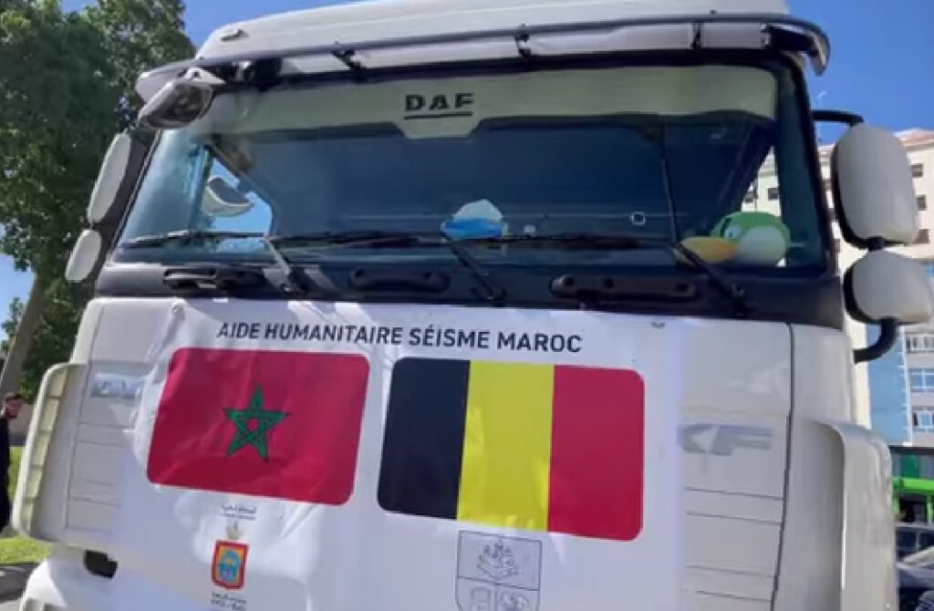 انطلاقا من طنجة.. بلدية بلجيكية ترسل مساعدات إلى الحوز