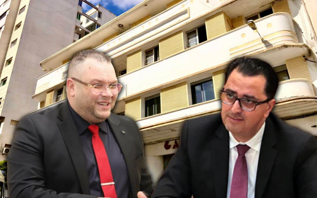 حصري.. الشرقاوي في مكتبه بمقاطعة طنجة المدينة رفقة مفتشية وزارة الداخلية