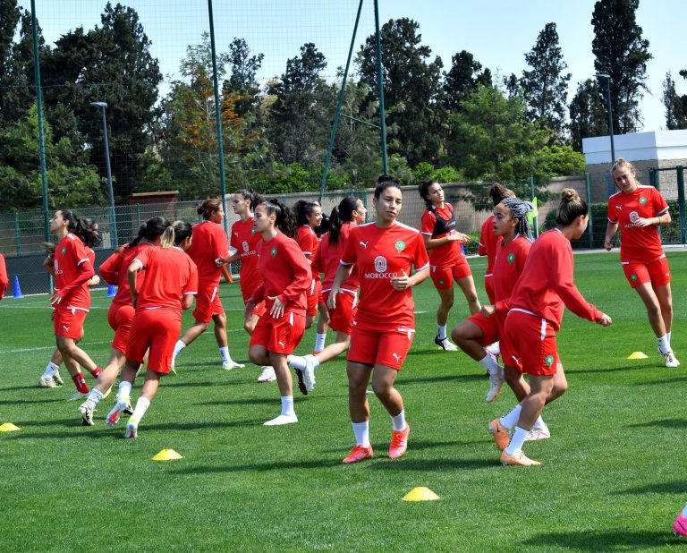 المنتخب الوطني للسيدات يجري حصة تدريبية مفتوحة أمام وسائل الإعلام