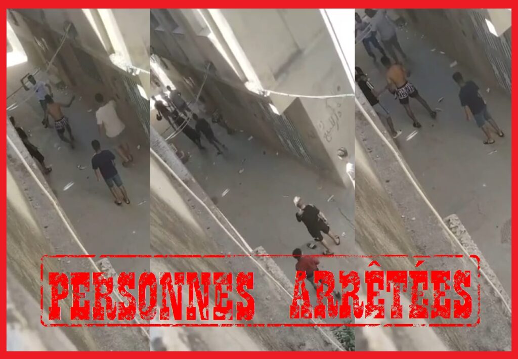 تفاعلا مع فيديو طنجاوة.. أمن بني مكادة يوقف “أبطال معركة السيوف” بحي بوحوت