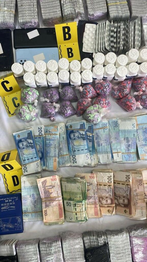 طنجة.. حجز أزيد من 41 ألف قرصا مهلوسا وتوقيف أربعة أشخاص