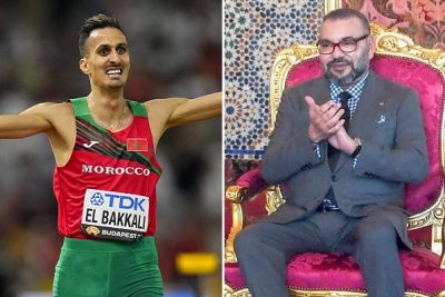 الملك يبعث برقية تهنئة إلى البطل الأولمبي سفيان البقالي
