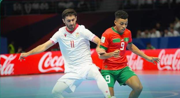 أسود الفوتسال تزأر وتطيح بطاجكستان في افتتاح مشوارها بكأس العالم