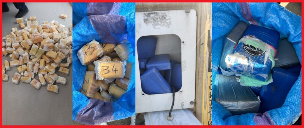 حجز 72 كيلوغرام من مخدر الكوكايين في طنجة المتوسط والكركرات