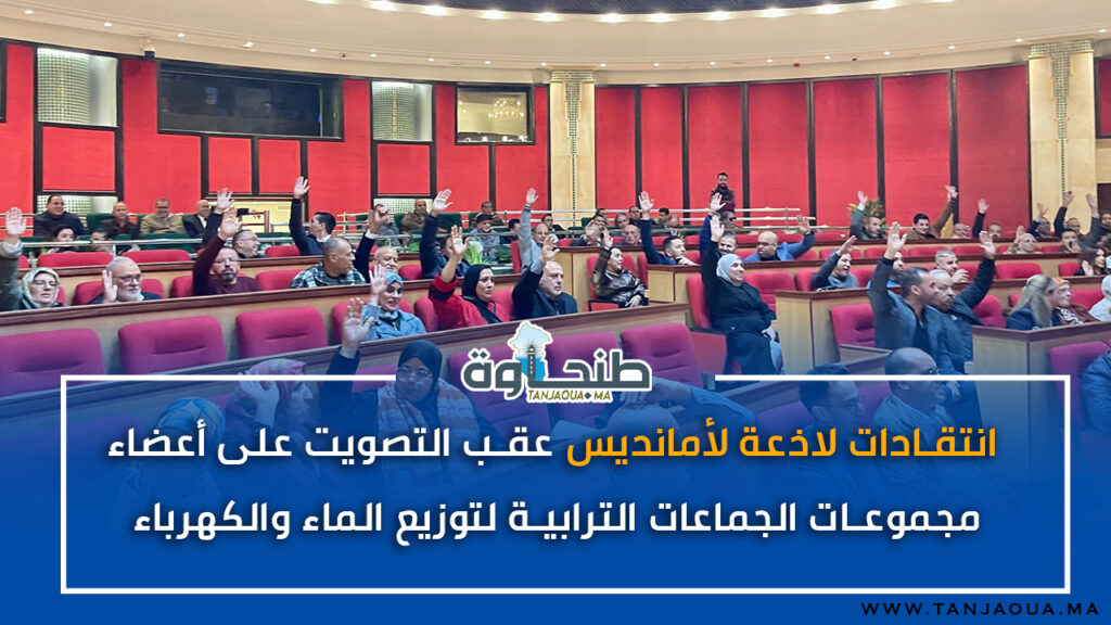 انتقادات لاذعة لأمانديس عقب التصويت على أعضاء مجموعات الجماعات الترابية لتوزيع الماء والكهرباء