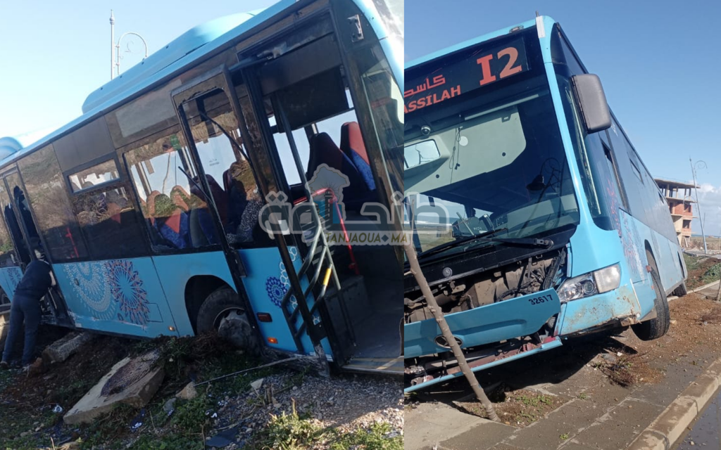 انقلاب حافلة للنقل الحضري بأصيلة يخلف إصابات.. والركاب يروون لحظات ذعر