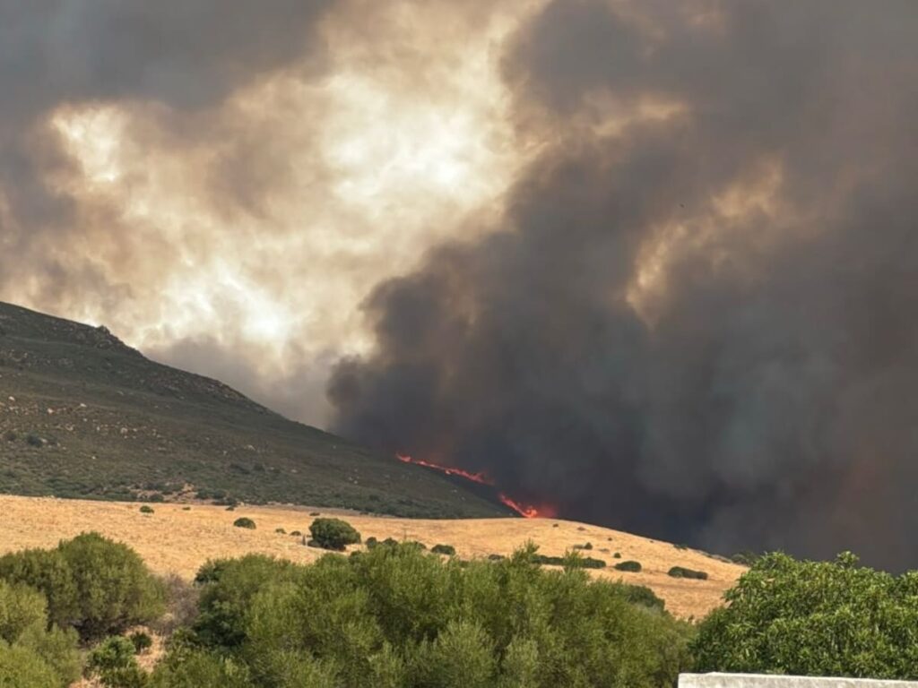 محاولات محمومة لإخماد حريق ضخم بطريفة قبالة طنجة
