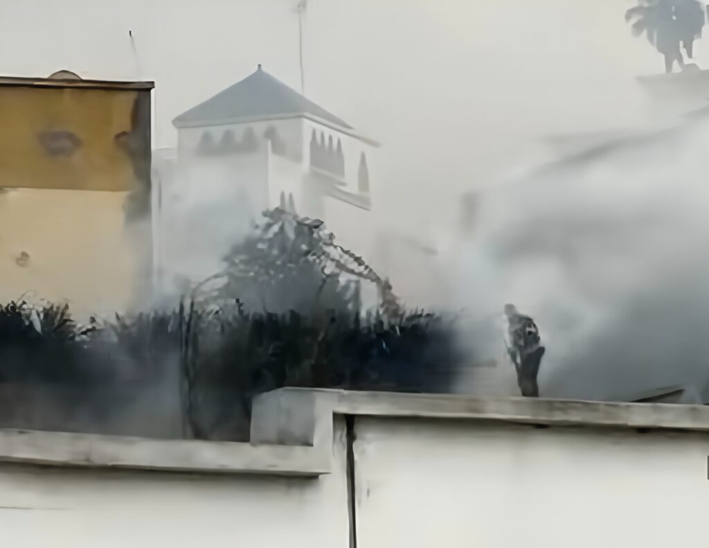 السيطرة على حريق شب داخل ثانوية الملك فهد بطنجة