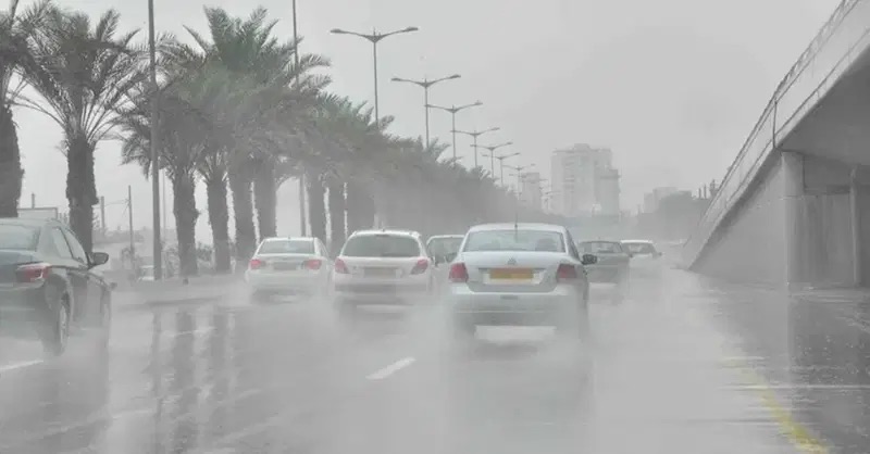 أمطار مهمة وتقلبات جوية متواصلة إلى غاية نهاية الاسبوع