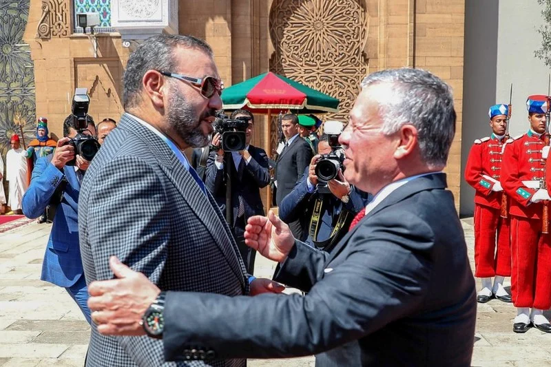 الملك محمد السادس يعزي العاهل الأردني في ضحايا الاعتداء الإرهابي الذي استهدف كنيسة بالكرك